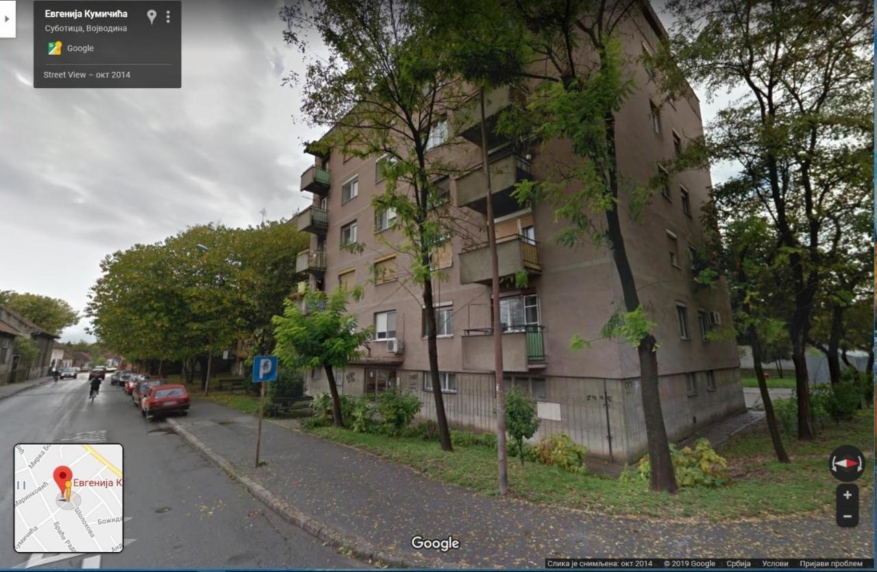 Apartament Tatjanina Garsonjera Subotica Zewnętrze zdjęcie